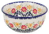 Bowl, Round, 5.5" in "Flower Power" by Manufaktura | M083T-JS14