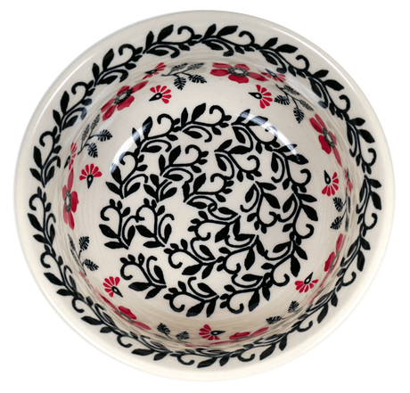 Bowl, Round, 5.5" in "Scarlet Garden" by Manufaktura | M083T-KK01