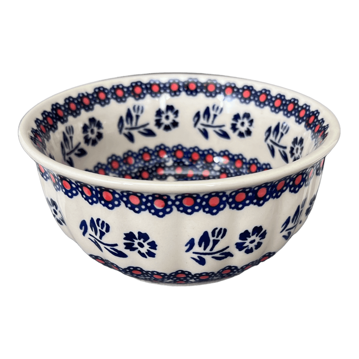 Bowl, Round, 5.5" in "Swedish Flower" by Manufaktura | M083T-KLK