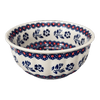 Polish Pottery 5.5" Bowl (Swedish Flower) | M083T-KLK at PolishPotteryOutlet.com