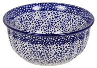 A picture of a Polish Pottery 5.5" Bowl (Sea Foam) | M083T-MAGM as shown at PolishPotteryOutlet.com/products/55-bowls-sea-foam