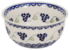 Polish Pottery 5.5" Bowl (Vineyard in Bloom) | M083T-MCP at PolishPotteryOutlet.com