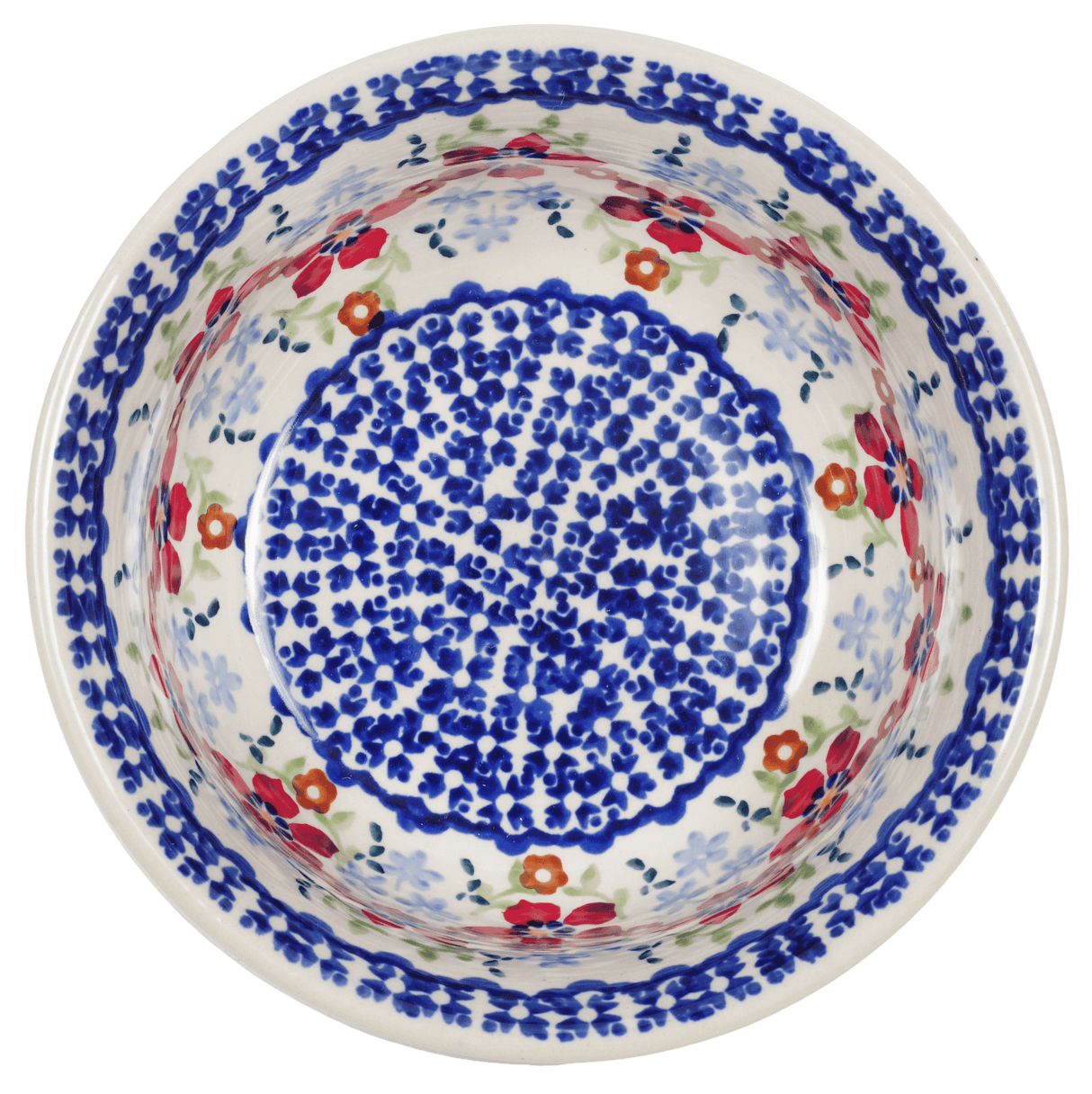 Bowl, Round, 5.5" in "Summer Bouquet" by Manufaktura | M083T-MM01