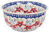 Polish Pottery 5.5" Bowl (Summer Bouquet) | M083T-MM01 at PolishPotteryOutlet.com