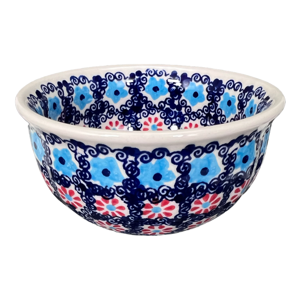 Bowl, Round, 5.5" in "Daisy Circle" by Manufaktura | M083T-MS01