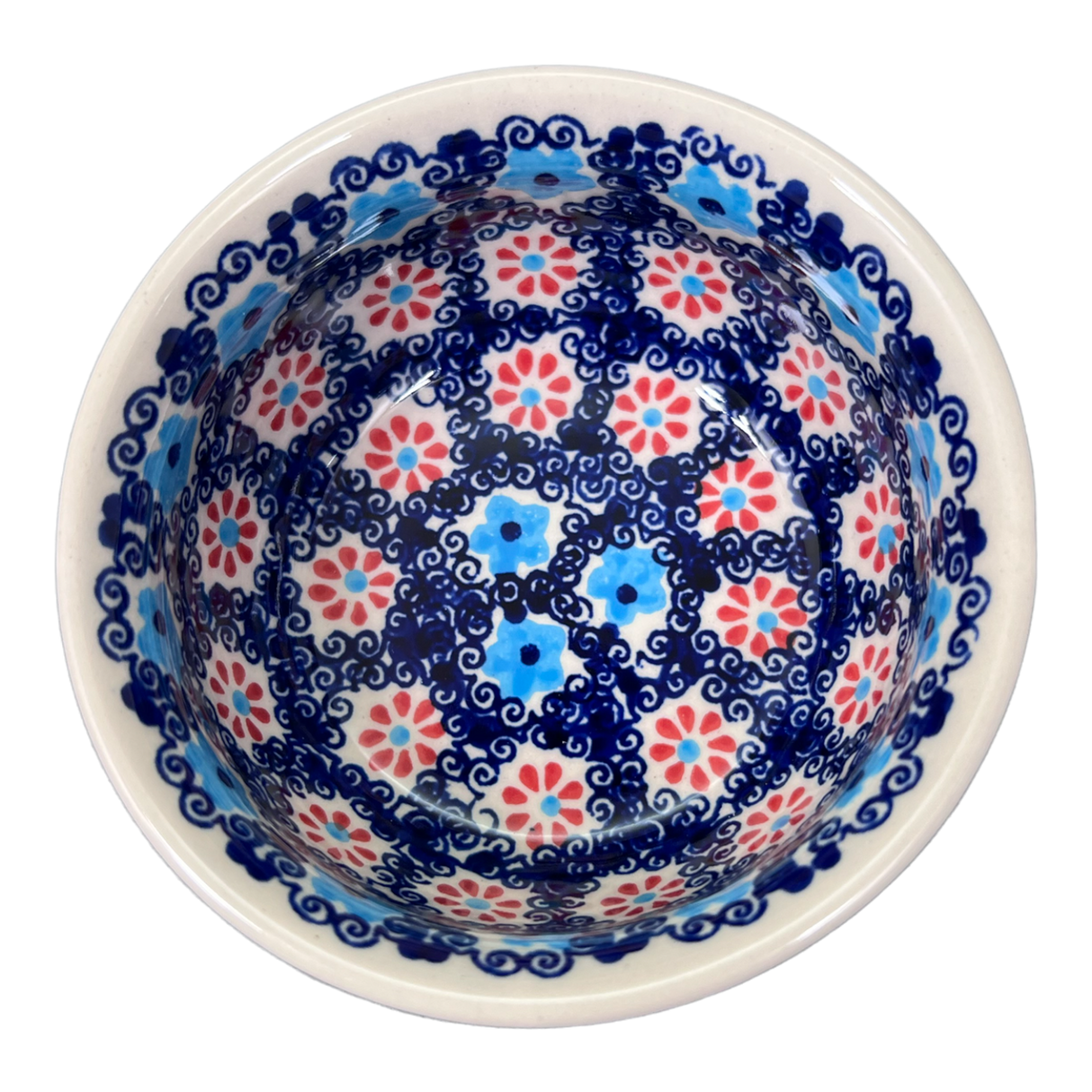 Bowl, Round, 5.5" in "Daisy Circle" by Manufaktura | M083T-MS01