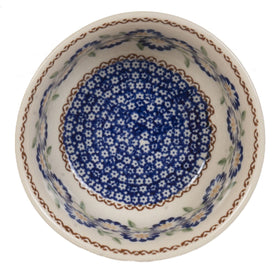Polish Pottery 5.5" Bowl (Mums the Word) | M083T-P178 Additional Image at PolishPotteryOutlet.com