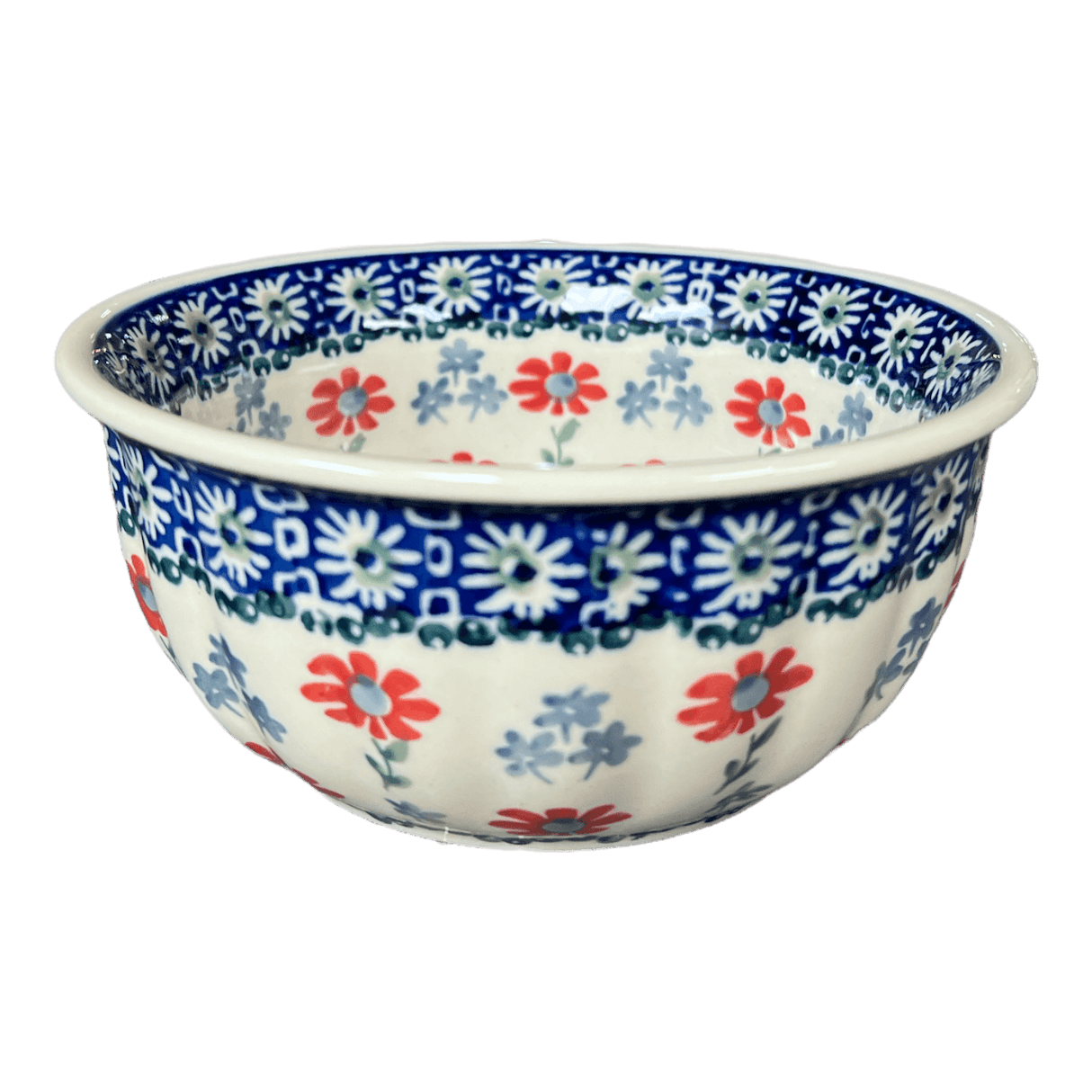 Bowl, Round, 5.5" in "Summer Blossoms" by Manufaktura | M083T-P232