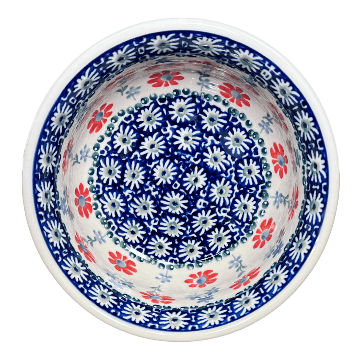 Bowl, Round, 5.5" in "Summer Blossoms" by Manufaktura | M083T-P232