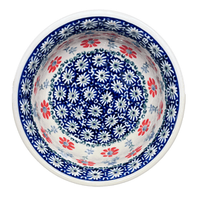 Polish Pottery 5.5" Bowl (Summer Blossoms) | M083T-P232 Additional Image at PolishPotteryOutlet.com