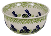 Polish Pottery 5.5" Bowl (Bunny Love) | M083T-P324 at PolishPotteryOutlet.com