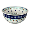 Polish Pottery 5.5" Bowl (Starry Wreath) | M083T-PZG at PolishPotteryOutlet.com