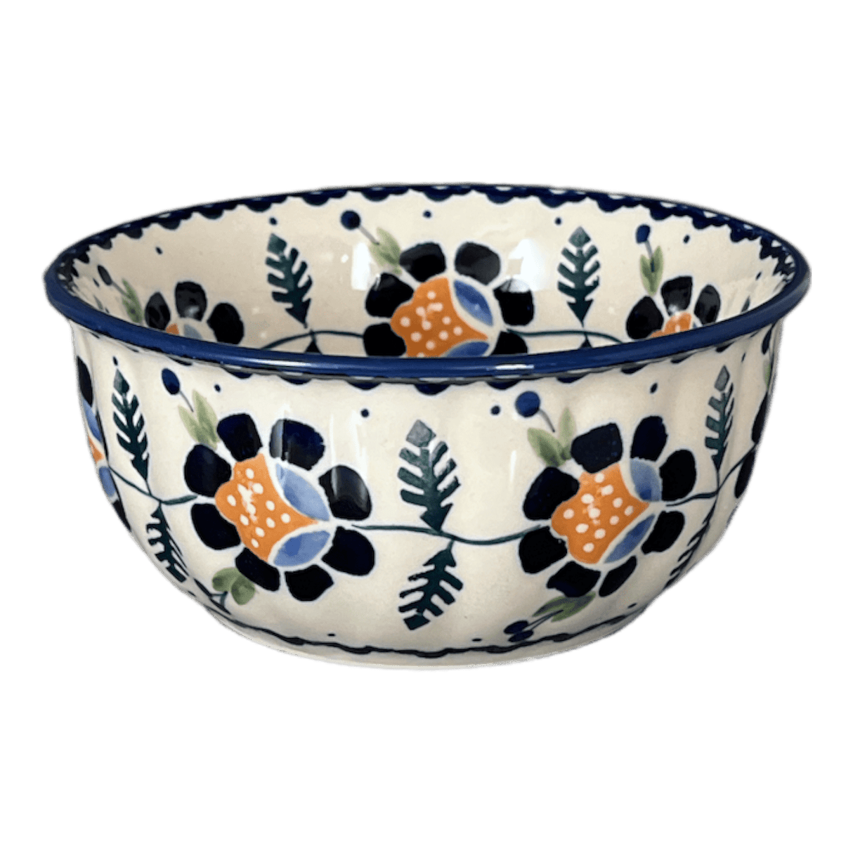 Bowl, Round, 5.5" in "Cornflower" by Manufaktura | M083T-RU
