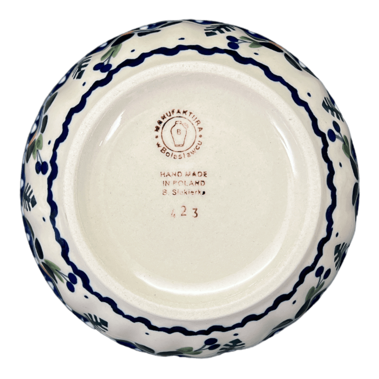 Bowl, Round, 5.5" in "Cornflower" by Manufaktura | M083T-RU