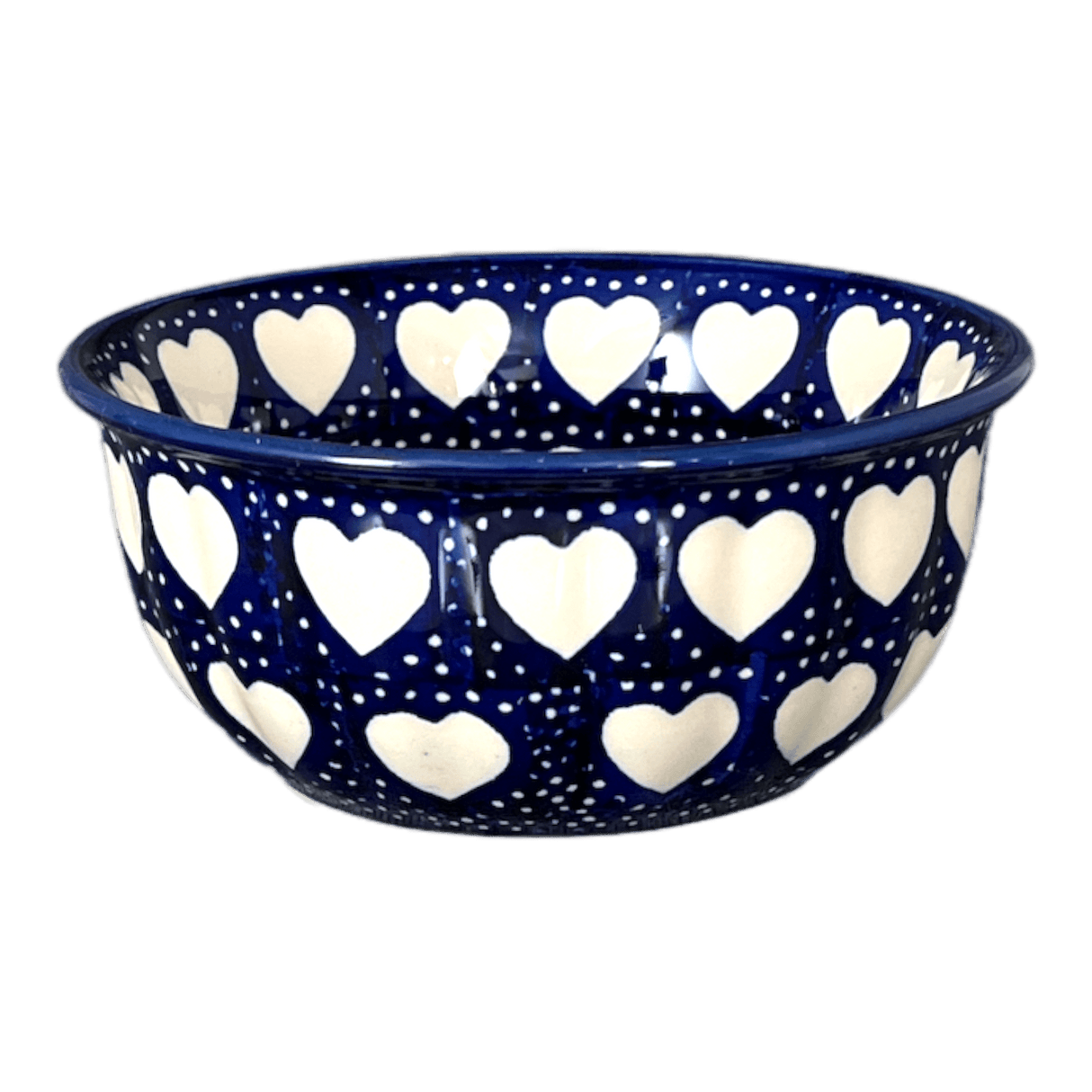 Bowl, Round, 5.5" in "Sea of Hearts" by Manufaktura | M083T-SEA