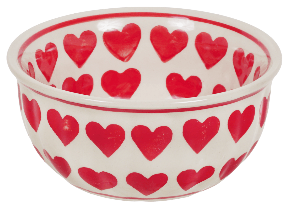 Bowl, Round, 5.5" in "Whole Hearted Red" by Manufaktura | M083T-SEDC