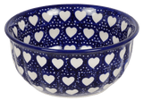 Bowl, Round, 5.5" in "Torrent of Hearts" by Manufaktura | M083T-SEM