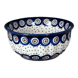 Bowl, Round, 5.5" in "Peacock Dot" by Manufaktura | M083U-54K