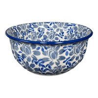 A picture of a Polish Pottery 5.5" Bowl (English Blue) | M083U-AS53 as shown at PolishPotteryOutlet.com/products/5-5-bowl-english-blue