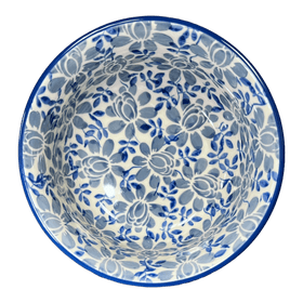 Polish Pottery 5.5" Bowl (English Blue) | M083U-AS53 Additional Image at PolishPotteryOutlet.com