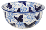 Bowl, Round, 5.5" in "Blue Butterfly" by Manufaktura | M083U-AS58