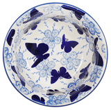 Bowl, Round, 5.5" in "Blue Butterfly" by Manufaktura | M083U-AS58