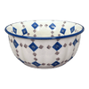 Polish Pottery 5.5" Bowl (Diamond Quilt) | M083U-AS67 at PolishPotteryOutlet.com