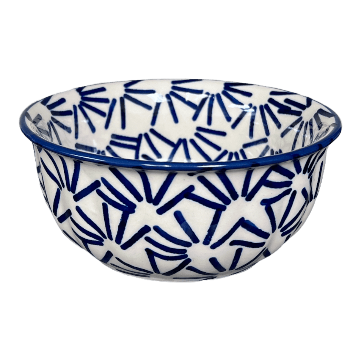 Bowl, Round, 5.5" in "Cobalt Gears" by Manufaktura | M083U-AS68
