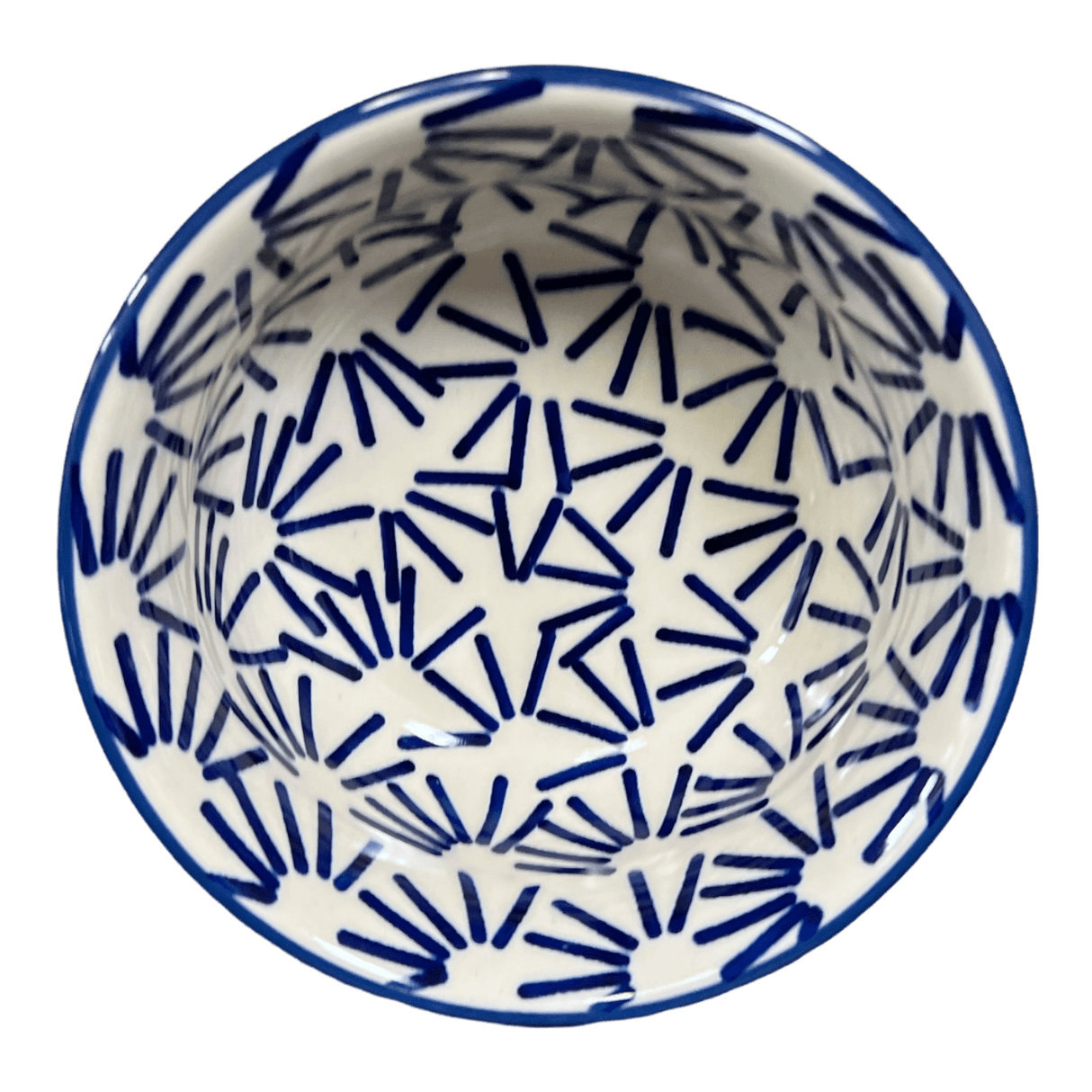 Bowl, Round, 5.5" in "Cobalt Gears" by Manufaktura | M083U-AS68