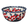 Polish Pottery 5.5" Bowl (Fresh Strawberries) | M083U-AS70 at PolishPotteryOutlet.com