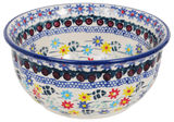 Bowl, Round, 5.5" in "Floral Swirl" by Manufaktura | M083U-BL01