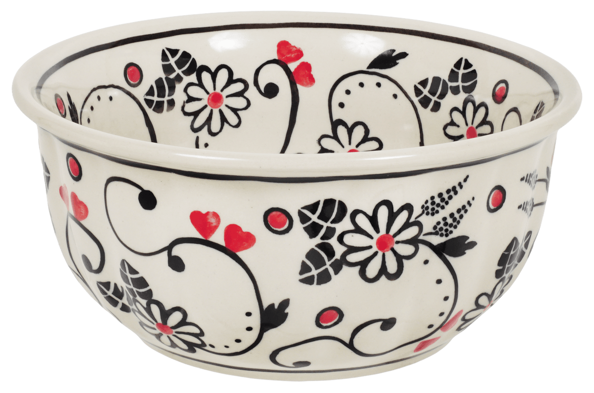 Bowl, Round, 5.5" in "Night Garden" by Manufaktura | M083U-BL02