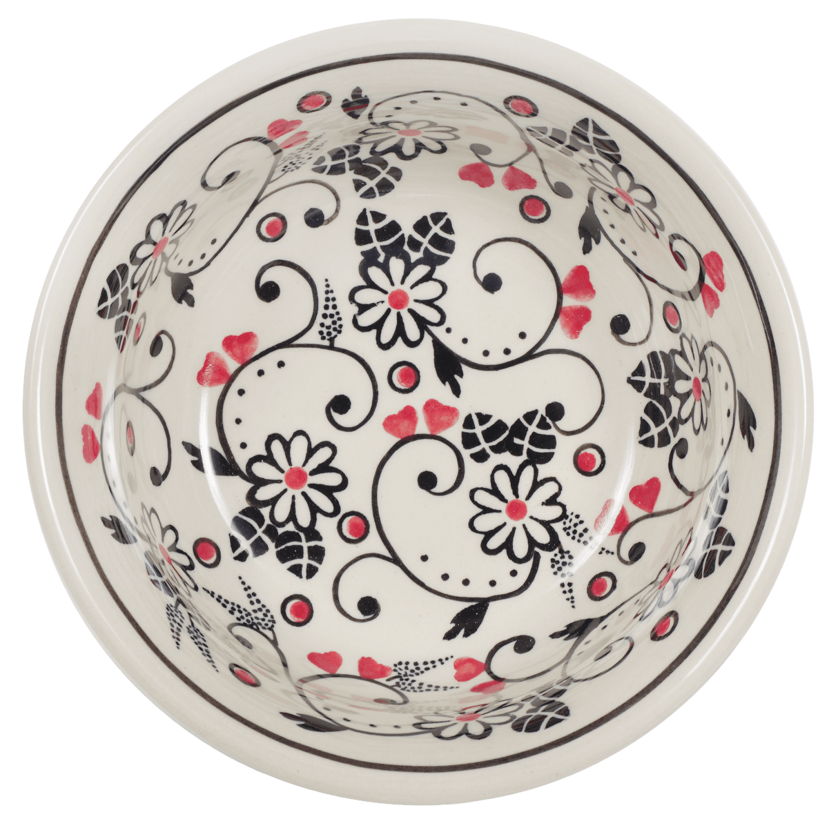 Bowl, Round, 5.5" in "Night Garden" by Manufaktura | M083U-BL02