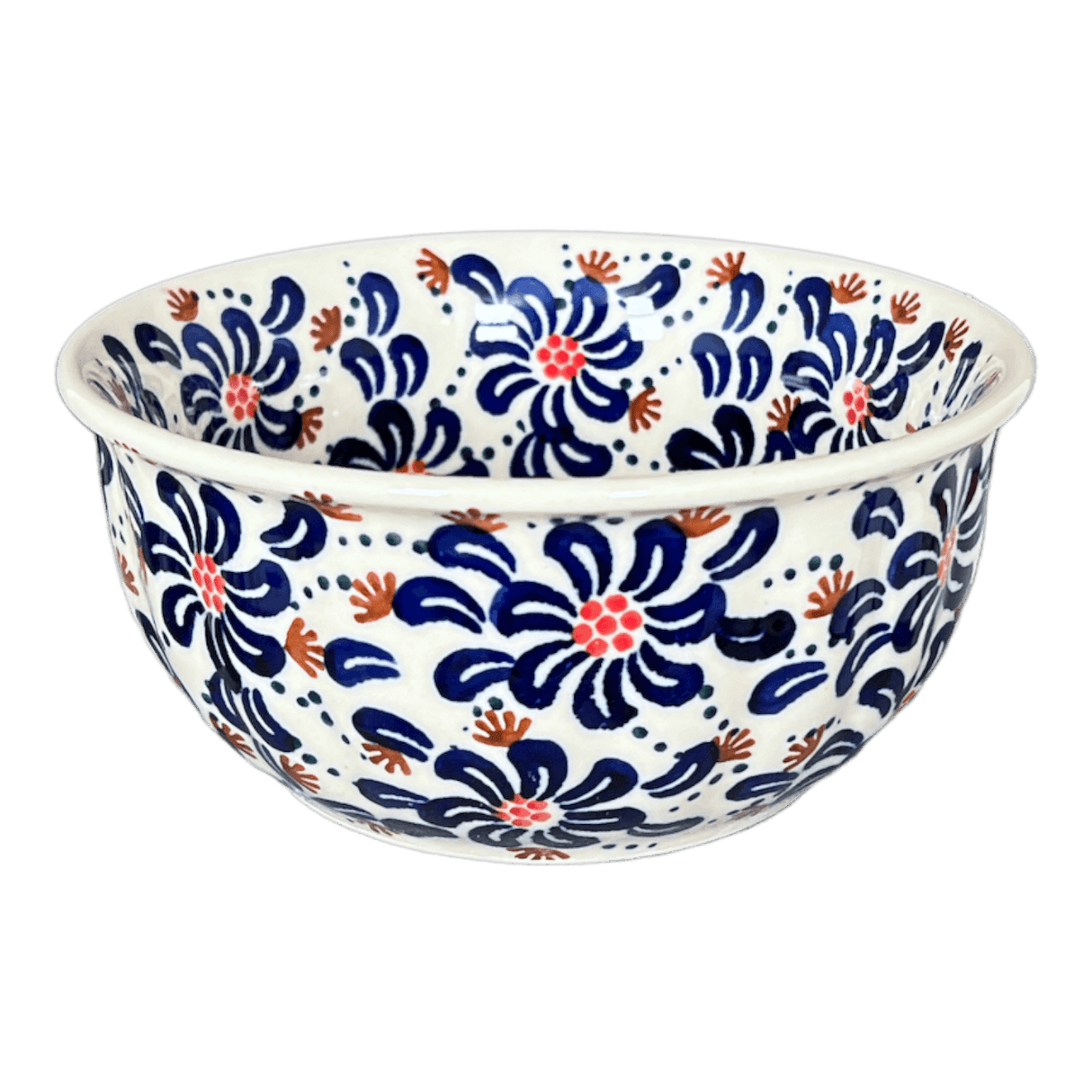 Bowl, Round, 5.5" in "Floral Fireworks" by Manufaktura | M083U-BSAS