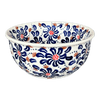 Polish Pottery 5.5" Bowl (Floral Fireworks) | M083U-BSAS at PolishPotteryOutlet.com
