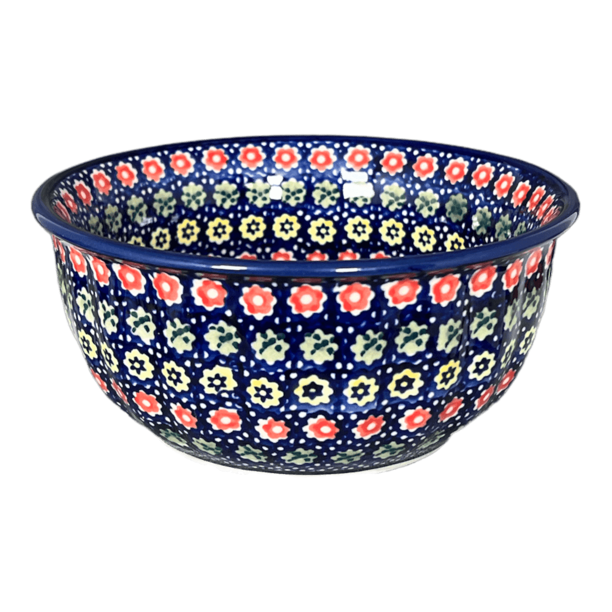 Bowl, Round, 5.5" in "Rings of Flowers" by Manufaktura | M083U-DH17