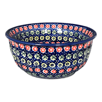 A picture of a Polish Pottery 5.5" Bowl (Rings of Flowers) | M083U-DH17 as shown at PolishPotteryOutlet.com/products/5-5-bowl-dh17-m083u-dh17