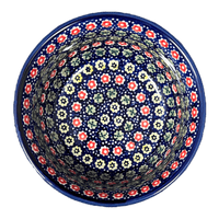 A picture of a Polish Pottery 5.5" Bowl (Rings of Flowers) | M083U-DH17 as shown at PolishPotteryOutlet.com/products/5-5-bowl-dh17-m083u-dh17
