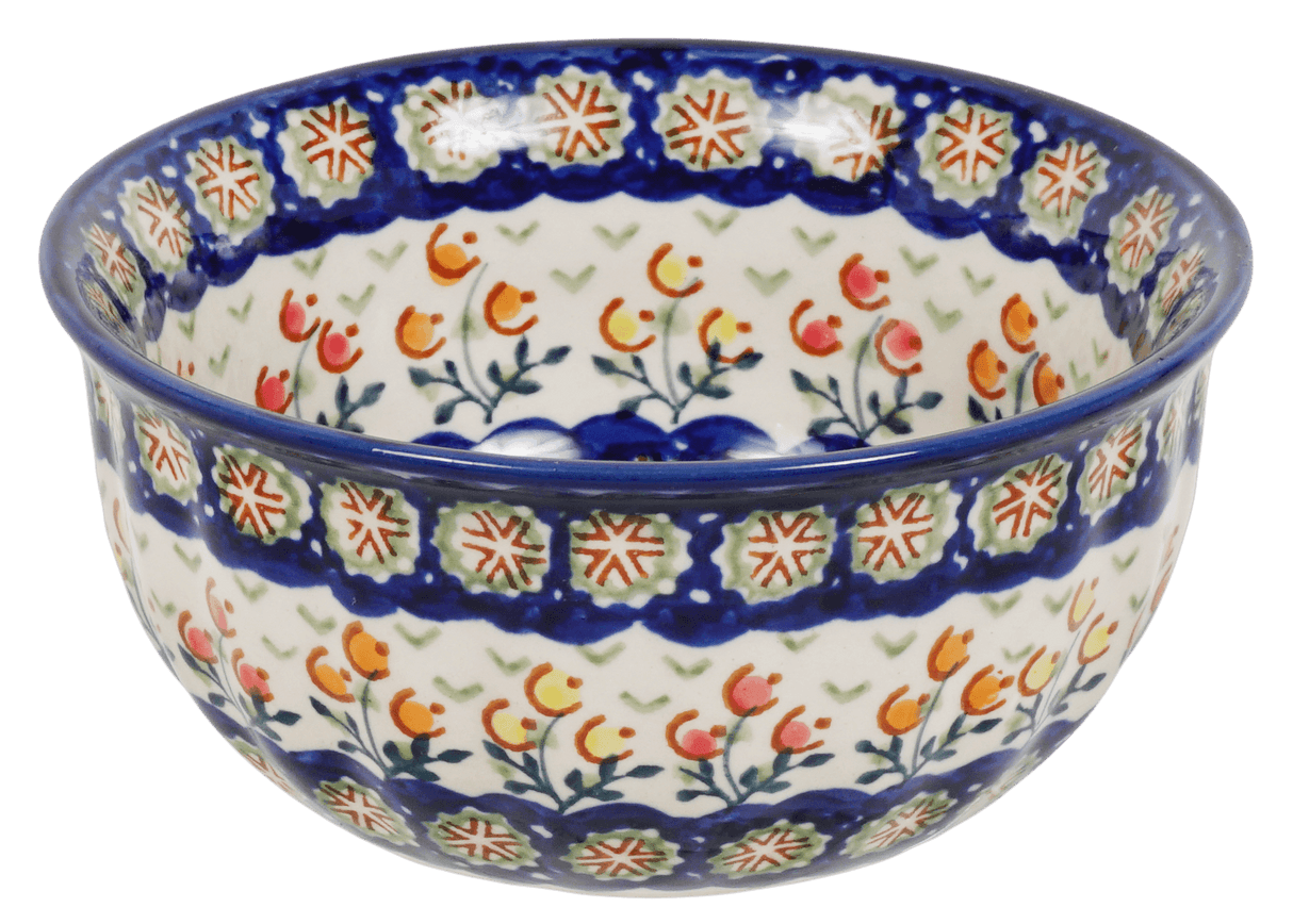 Bowl, Round, 5.5" in "Floral Spray" by Manufaktura | M083U-DSO