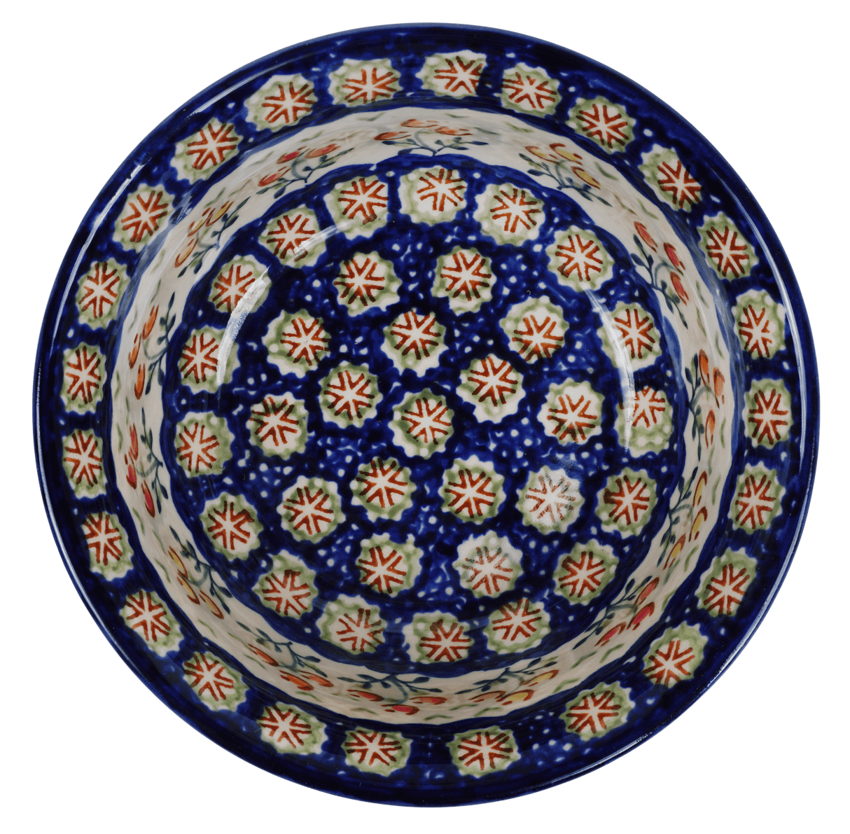 Bowl, Round, 5.5" in "Floral Spray" by Manufaktura | M083U-DSO