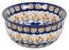 Polish Pottery 5.5" Bowl (Floral Spray) | M083U-DSO at PolishPotteryOutlet.com