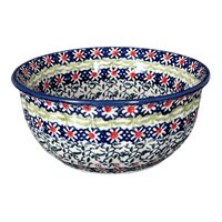 A picture of a Polish Pottery 5.5" Bowl (Daisy Rings) | M083U-GP13 as shown at PolishPotteryOutlet.com/products/5-5-bowl-daisy-rings-m083u-gp13