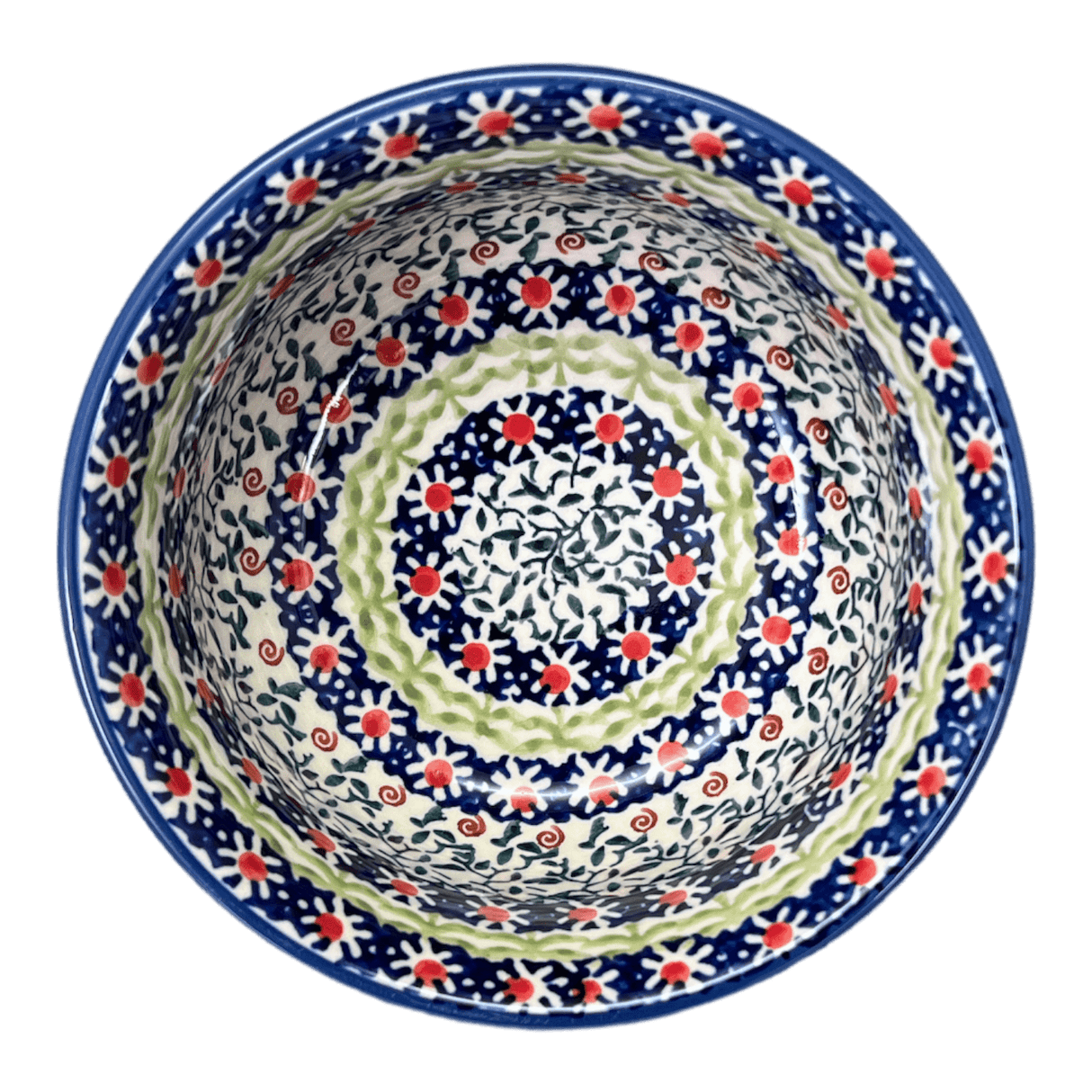 Bowl, Round, 5.5" in "Daisy Rings" by Manufaktura | M083U-GP13