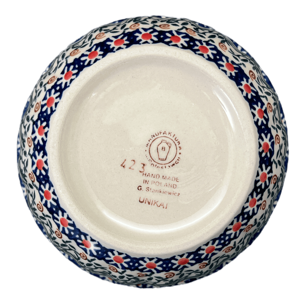 Bowl, Round, 5.5" in "Daisy Rings" by Manufaktura | M083U-GP13