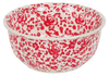 Polish Pottery 5.5" Bowl (Rose - Floribunda) | M083U-GZ32 at PolishPotteryOutlet.com