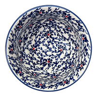 A picture of a Polish Pottery 5.5" Bowl (Blue Canopy) | M083U-IS04 as shown at PolishPotteryOutlet.com/products/5-5-bowl-blue-canopy-m083u-is04