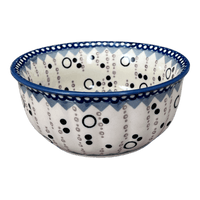 A picture of a Polish Pottery 5.5" Bowl (Bubble Blast) | M083U-IZ23 as shown at PolishPotteryOutlet.com/products/5-5-bowl-bubble-blast-m083u-iz23