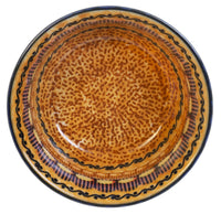 A picture of a Polish Pottery 5.5" Bowl (Desert Sunrise) | M083U-KLJ as shown at PolishPotteryOutlet.com/products/55-bowls-desert-sunrise