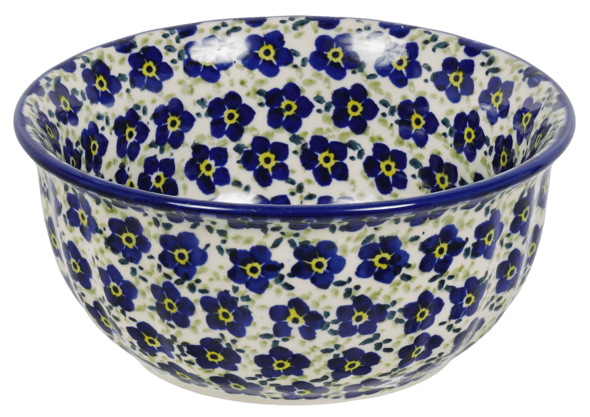 Bowl, Round, 5.5" in "Floral Revival Blue" by Manufaktura | M083U-MKOB