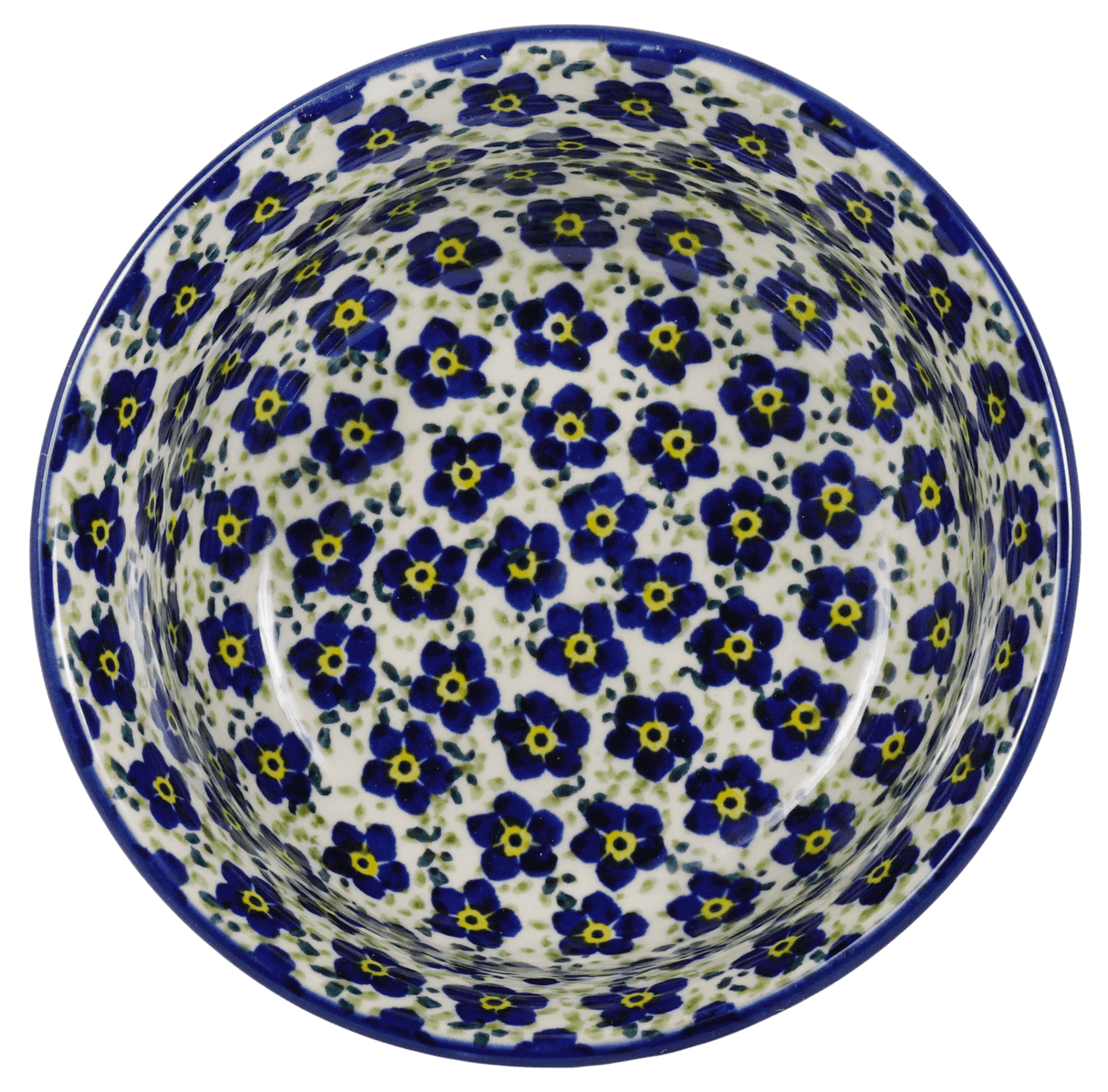 Bowl, Round, 5.5" in "Floral Revival Blue" by Manufaktura | M083U-MKOB